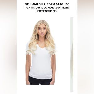 16 inch Bellami Silk Seam clip in extensions